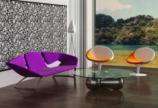 Màu tím sofa - Màu tím sofa