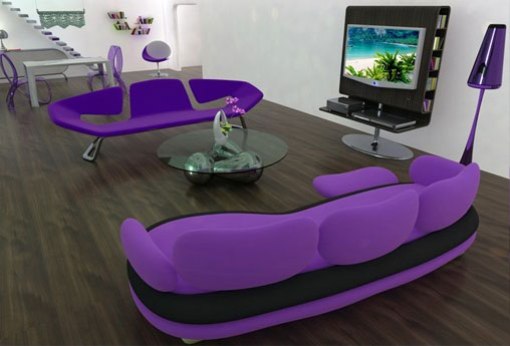Màu tím sofa - Màu tím sofa